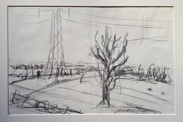 Lot 135 Drawing from a Train Journey