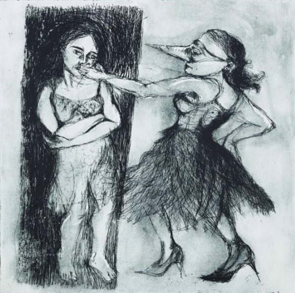 Etching with aquatint